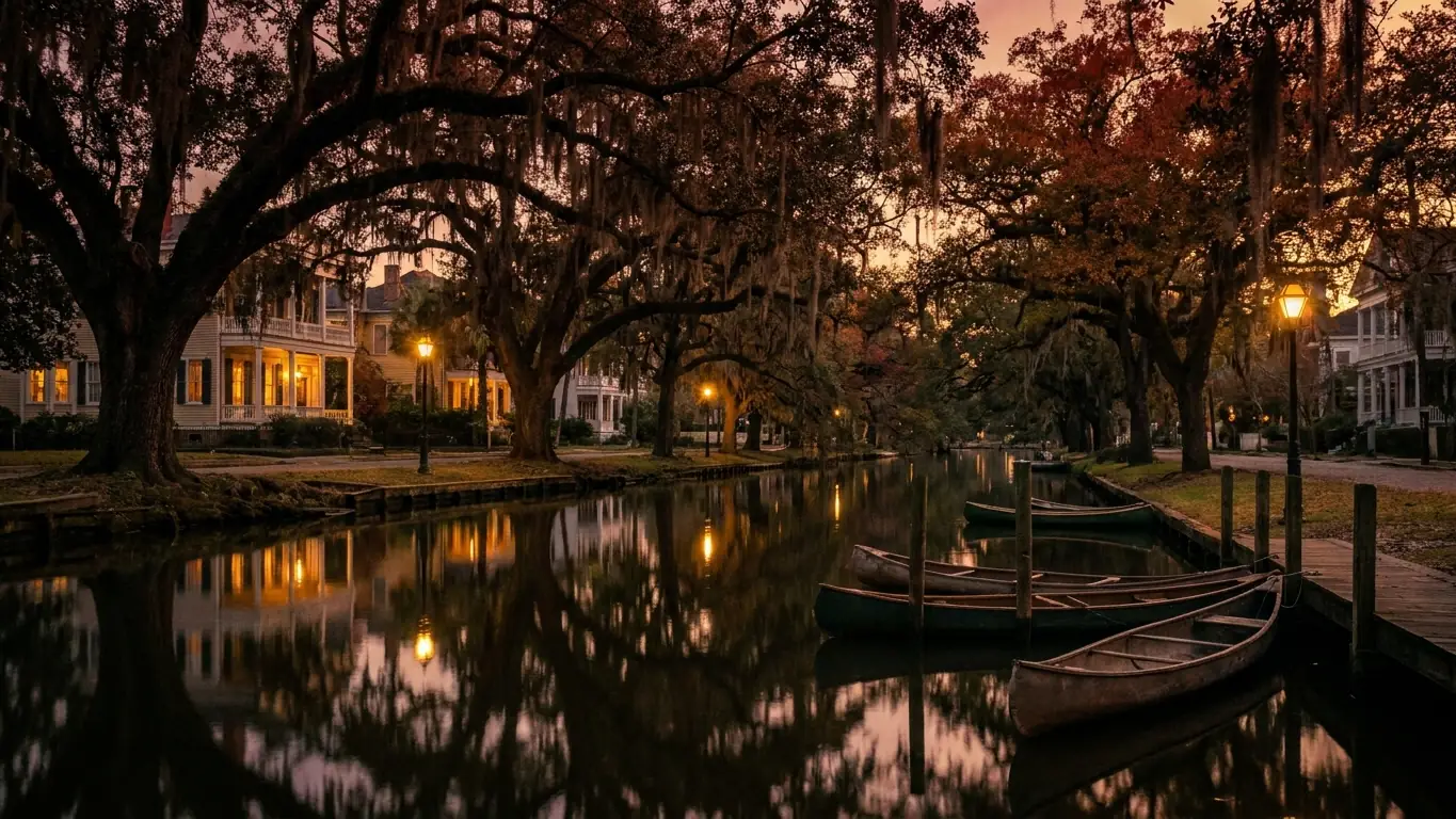 Bayou St. John at dusk